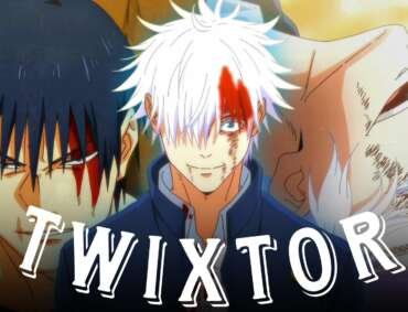 Gojo vs Toji Twixtor