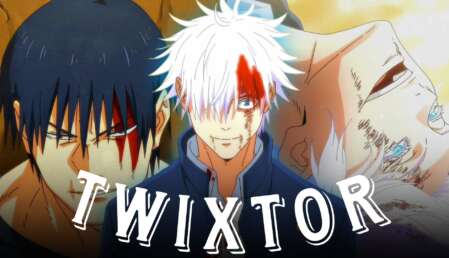 Gojo vs Toji Twixtor