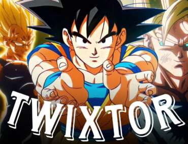 Goku vs Vegeta and Flashbacks Twixtor