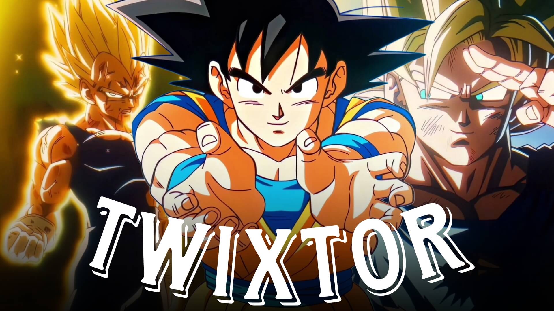 Goku vs Vegeta and Flashbacks Twixtor