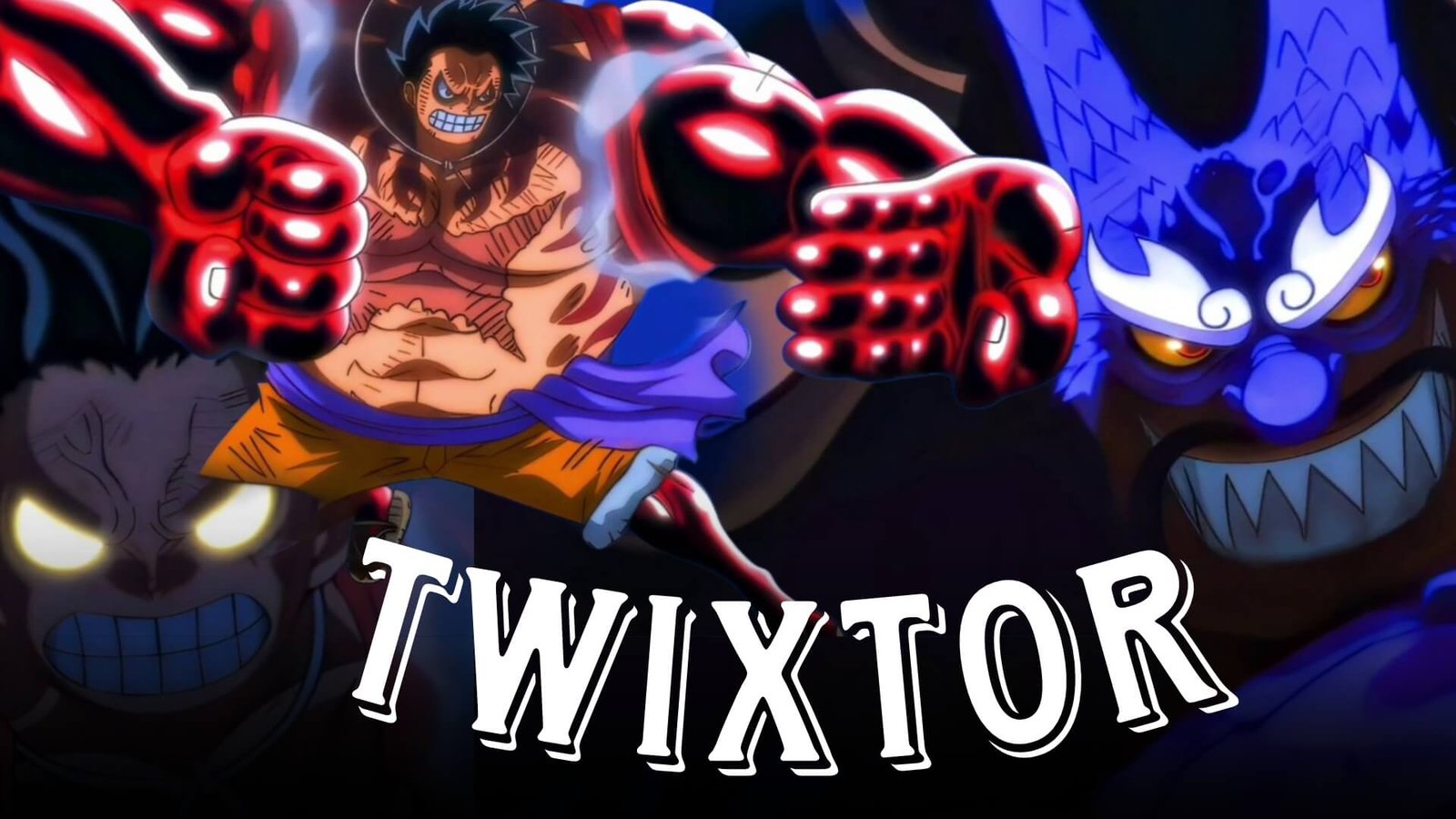 Luffy Gear 4 vs Kaido Twixtor