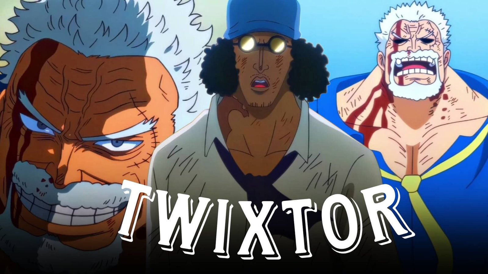 Garp vs Kuzan Twixtor 4K
