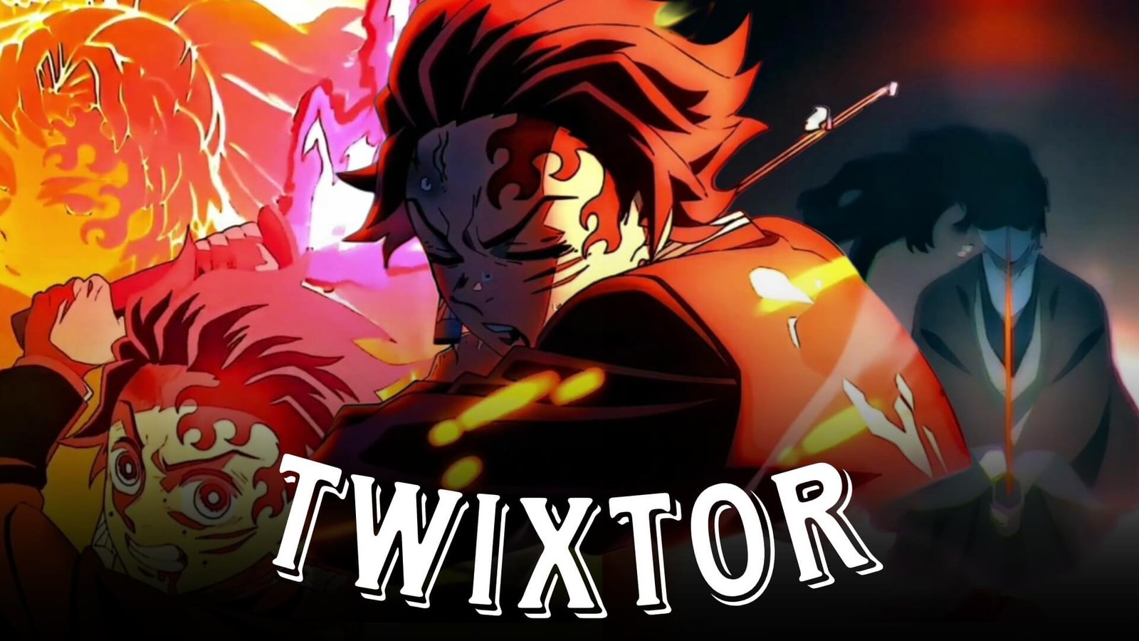 Tanjiro Red Sword vs Hantengu Twixtor
