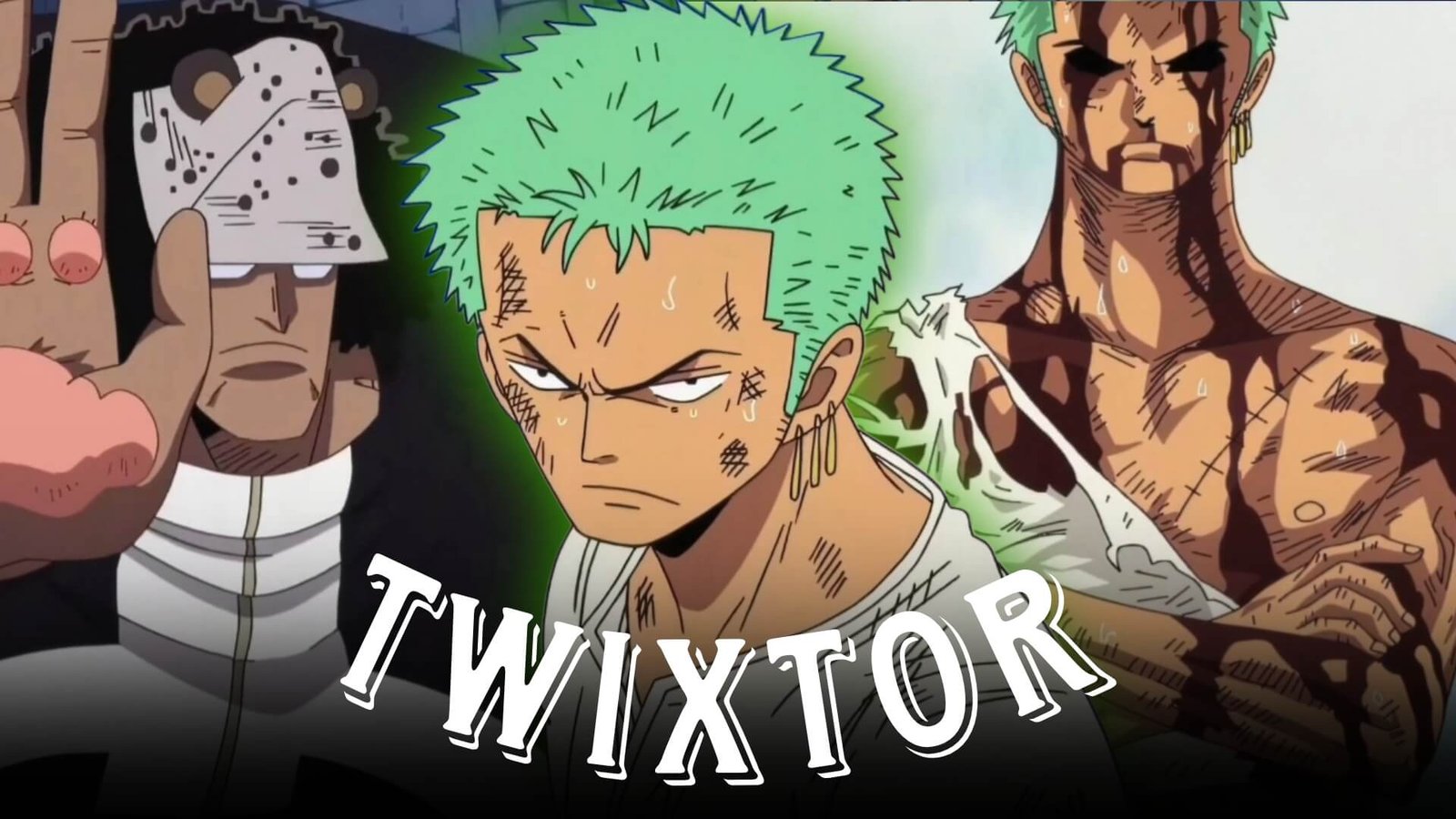 Zoro vs Kuma Twixtor Clips 4K