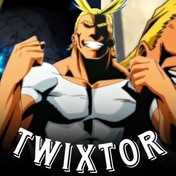 All Might Twixtor - High Quality Twixtor 4K