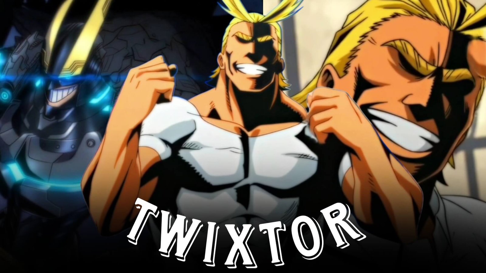 All Might Twixtor - High Quality Twixtor 4K