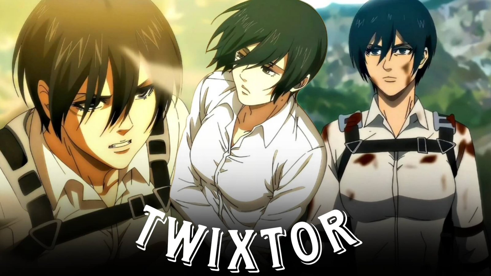 Mikasa Ackerman Twixtor 4K