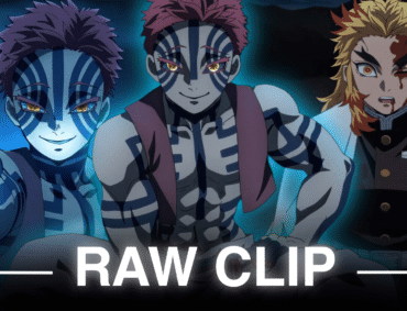 Akaza vs Rengoku Raw Clips 4K