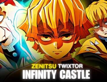 Zenitsu Infinity Castle Twixtor 4K