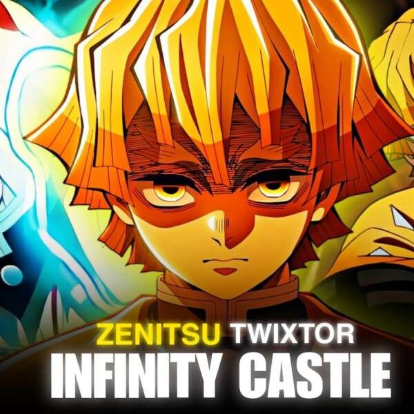 Zenitsu Infinity Castle Twixtor 4K