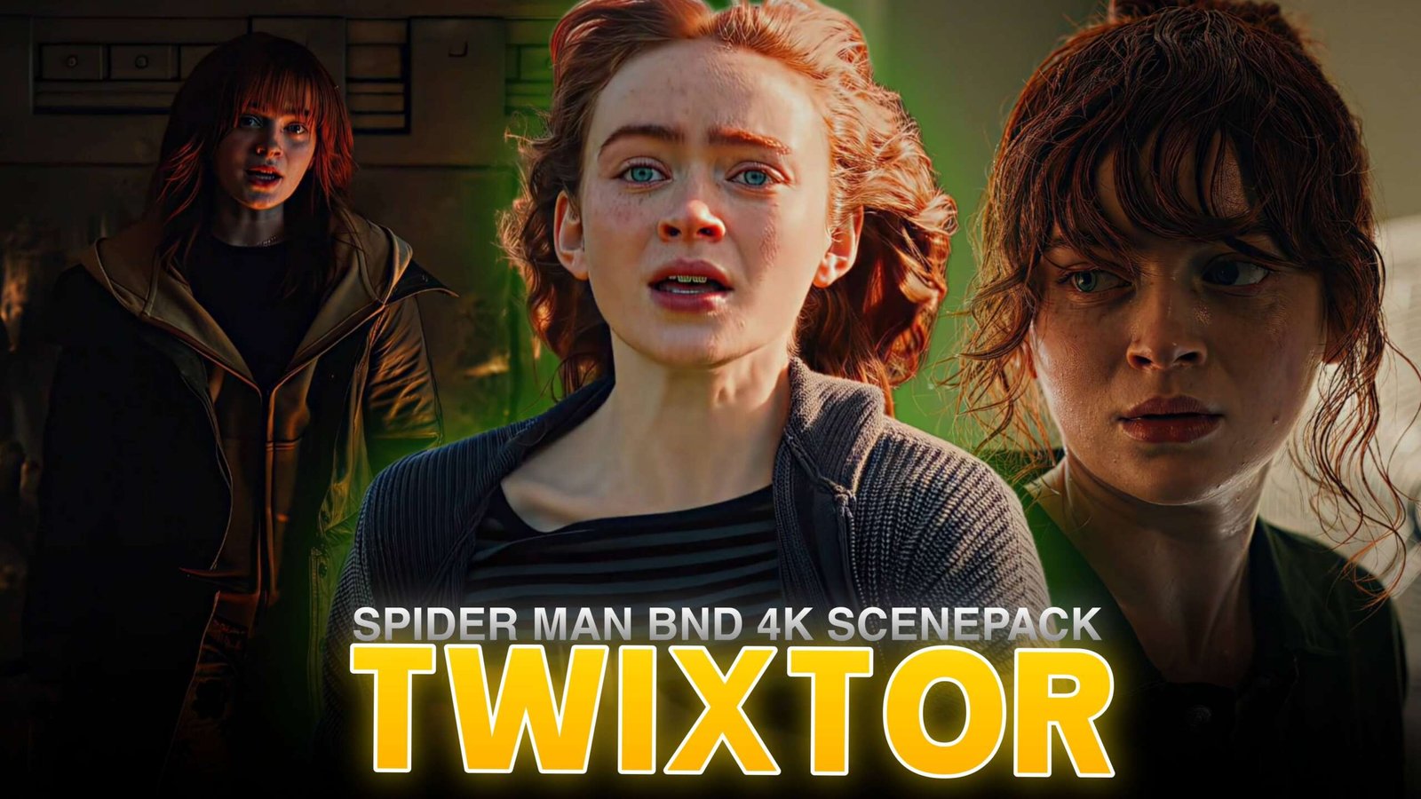 Sadie Sink Jean Grey Scenepack 4K